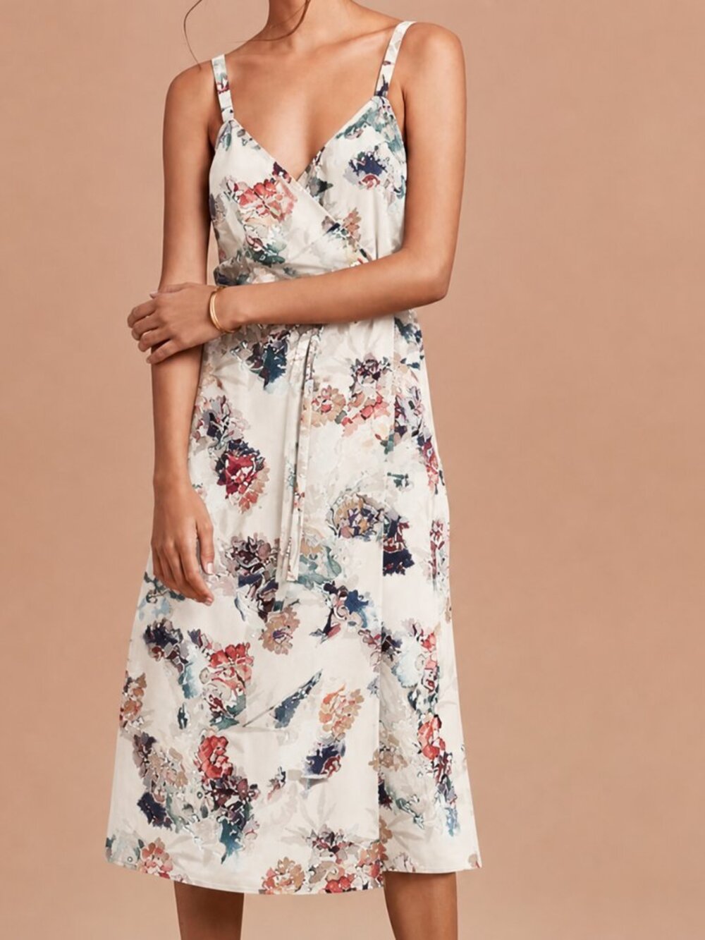 Aritzia‎ Wilfred Astere Floral Midi Wrap Dress XS